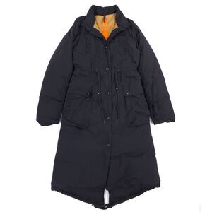 COP COPINE Feather Puffer Trench Coat Parka Rain Jacket Lagenlook Boho Grunge XL